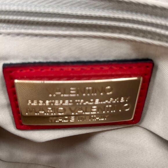 Valentino by Mario Valentino Poisson Crossbody Red Quilted Leather Bag - Picture 13 of 16